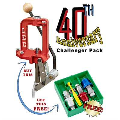 CHALLENGER 40TH ANNIVERSAY PRESS W/3-DIE BREECH LOCK RELOAD DIES 734307921330