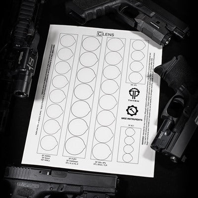 CLENS LENS PROTECTION FOR FLASHLIGHTS AND WEAPON LIGHTS