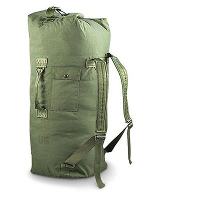 US MADE TWO STRAP NYLON CORDURA DUFFLE BAG