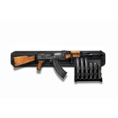 MINMOD RIFLE RACK W/MAG PACK HANGER FOR AR-308/AK-47