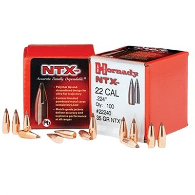 NTX 22 CALIBER (.224") RIFLE BULLETS