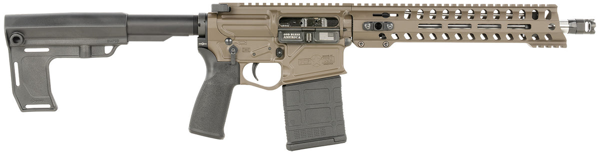 Patriot Ordnance Factory 1741 Rogue 308 Win 20+1 12.50" Patriot Brown Cerakote