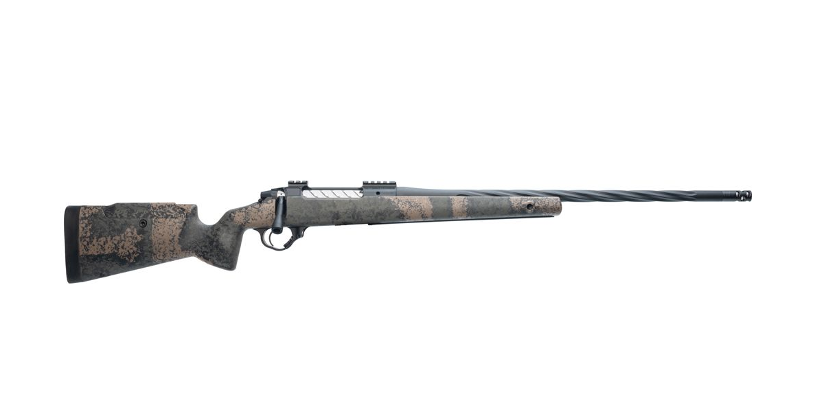 Seekins Precision 0011710267-F Havak PH3 7mm PRC 26" Black Fluted Threaded Barrel, Black Picatinny Rail Steel Receiver, Adj Cheek Riser Woodland Shadow Synthetic Stock