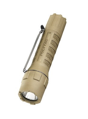 POLYTAC 600LM EDC COYOTE SURE GRIP FLASHLIGHT