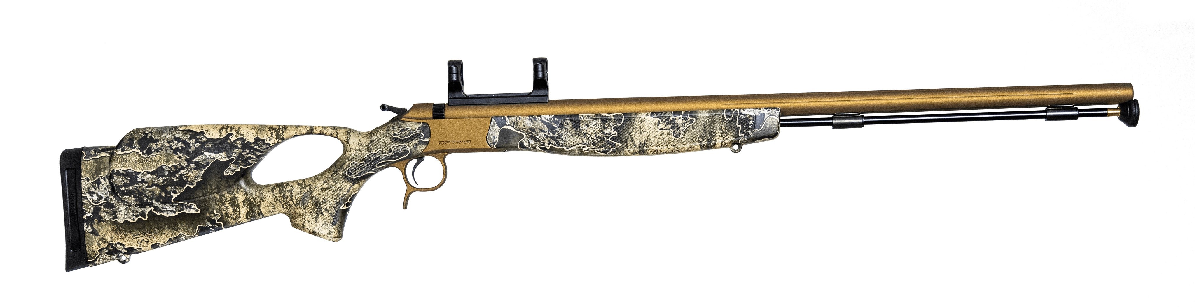 OPTIMA V2/LR .50CAL BRN/RT TH THUMBHOLE STOCK