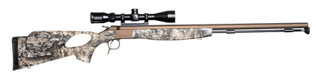 OPTIMA V2/LR .50CAL BRN/RT PK# THUMBHOLE STOCK | SCOPE PKG