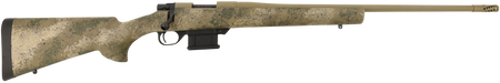 Howa HMFN6ARCHBPR 1500 Fence Line 6mm ARC 5+1 20" Burnt Bronze Cerakote Threaded Barrel, Burnt Bronze Cerakote Aluminum Drilled & Tapped Receiver, Prairie Reaper Camo Fixed Synthetic Stock, Right Hand