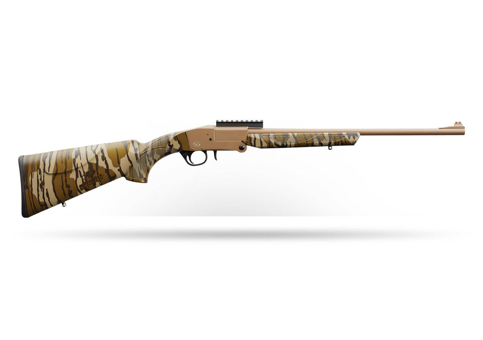 Charles Daly 930270 101 Turkey 410 Gauge Break Open 3" 1rd 20" Flat Dark Earth Cerakote Steel Barrel & Receiver, Fixed Mossy Oak Bottomland Synthetic Stock