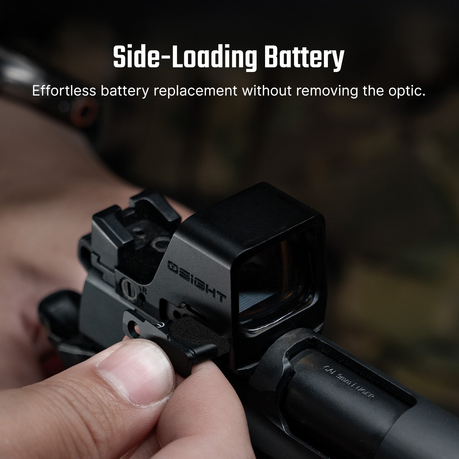 Osight C Red Dot Optic 3 MOA Dot and 32 MOA Circle Multi-Reticle Design
