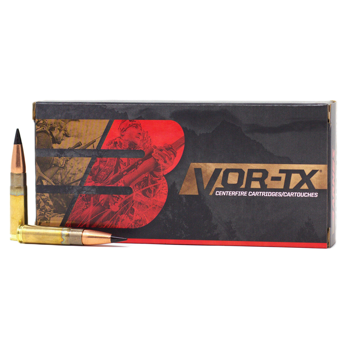 Barnes .300 AAC Blackout VOR-TX 110gr TAC-TX Flat Base Ammo 2350 FPS