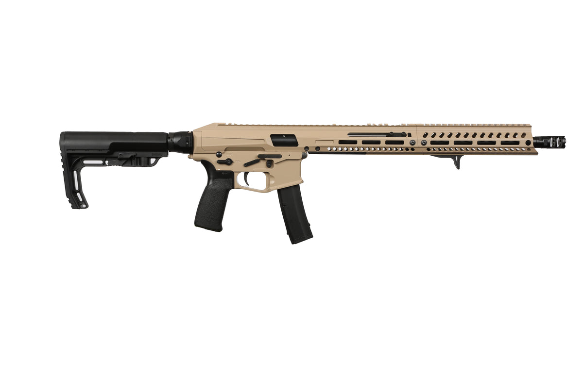 Patriot Ordnance Factory 02062 Phoenix 9mm 10+1 16.50" Flat Dark Earth Cerakote Picatinny Rail