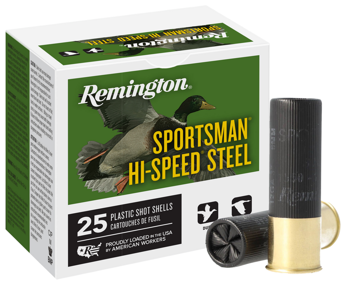 Remington 20991 Sportsman Hi-Speed Steel 12 Gauge 3" 1-1/4oz #4 1400 fps