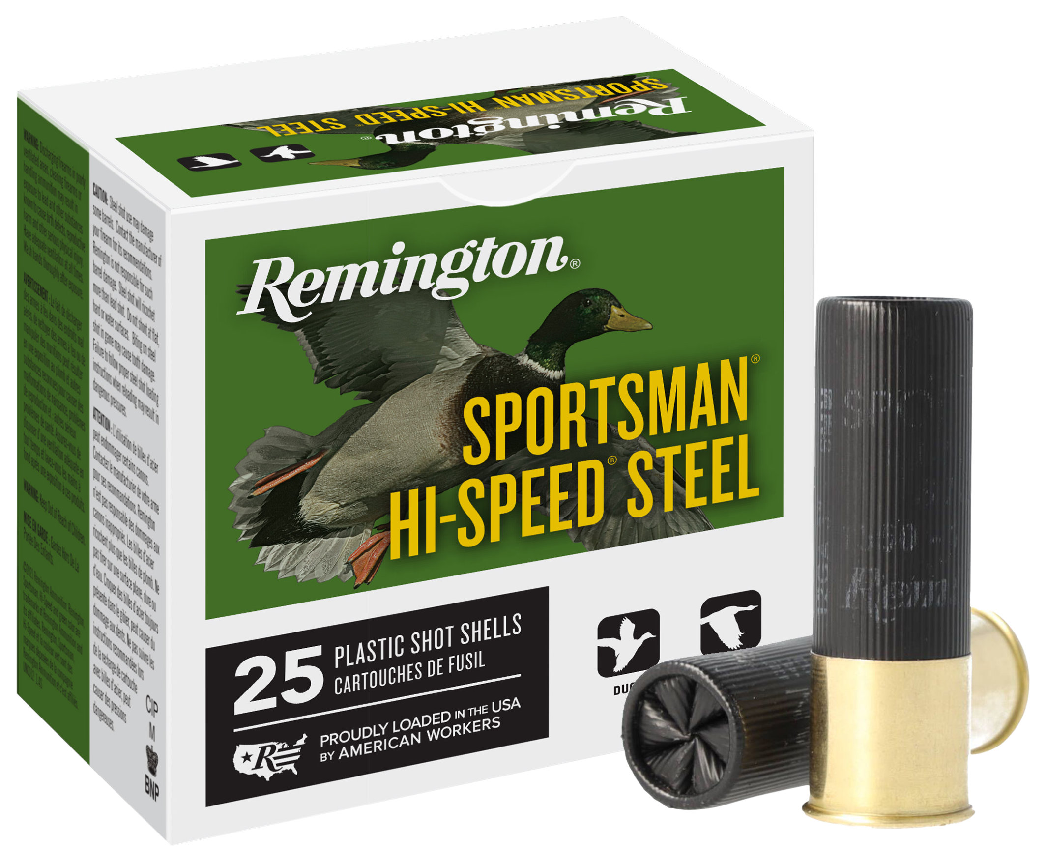 Remington 20991 Sportsman Hi-Speed Steel 12 Gauge 3" 1-1/4oz #4 1400 fps