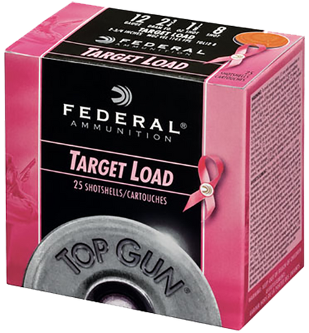 Federal Top Gun Target Load Pink Edition 12 Gauge 2.75'' 1 1/8 oz #8 Shot