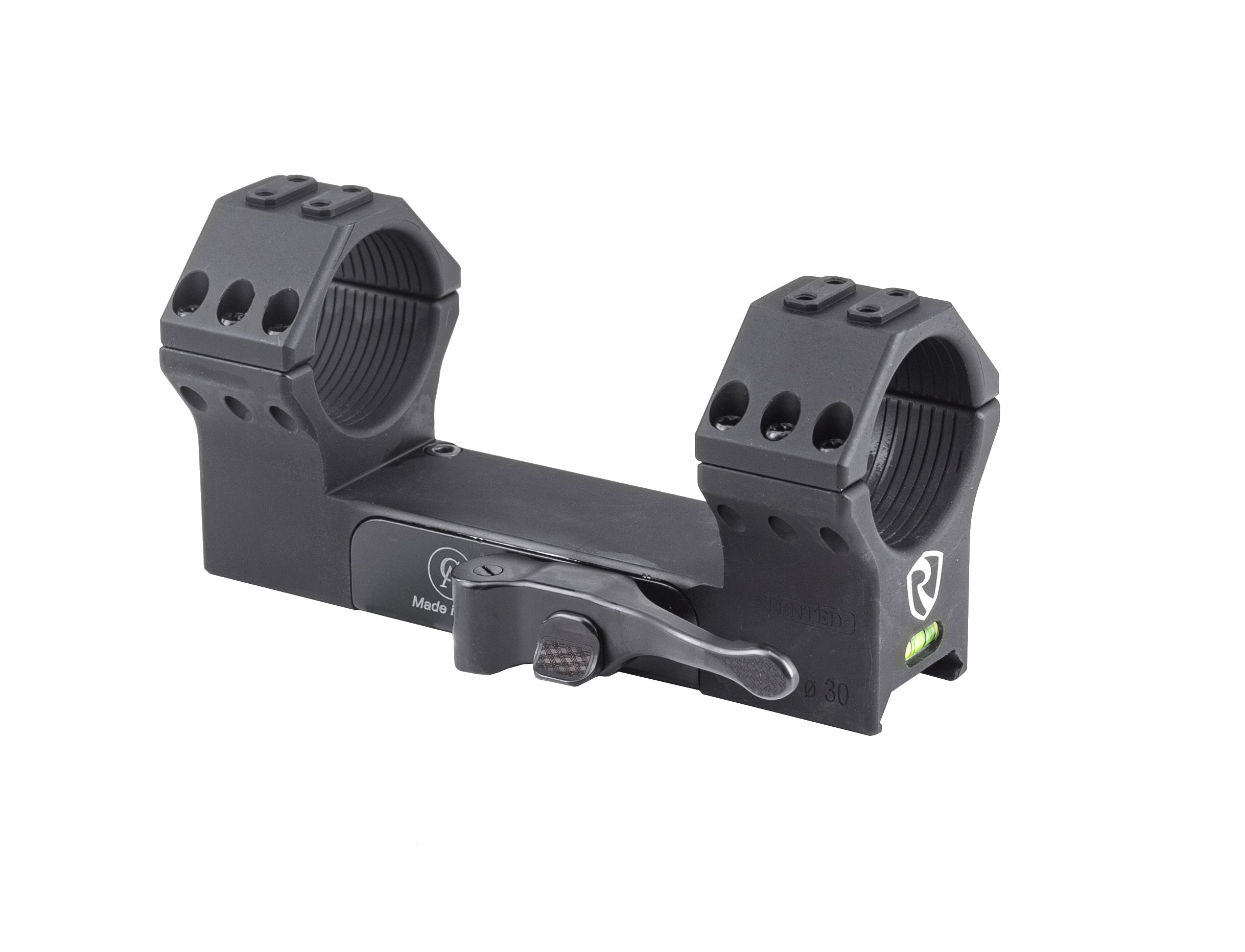 PICATINNY MOUNT 34MM QD 0MOA MATTE BLACK