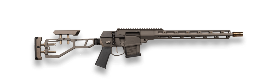 Q LLC MINIFIX300BLK16INRIFLE Mini Fix 300 Blackout 16" Black Anodized Tapered Threaded Barrel, Black Anodized Picatinny Rail, M-LOK Handguard ,Adj Folding Black Stock, Polymer Grip