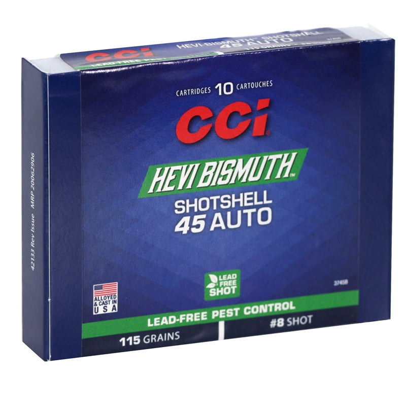 CCI .45 ACP/Auto #8 115gr Shot Shell Ammo