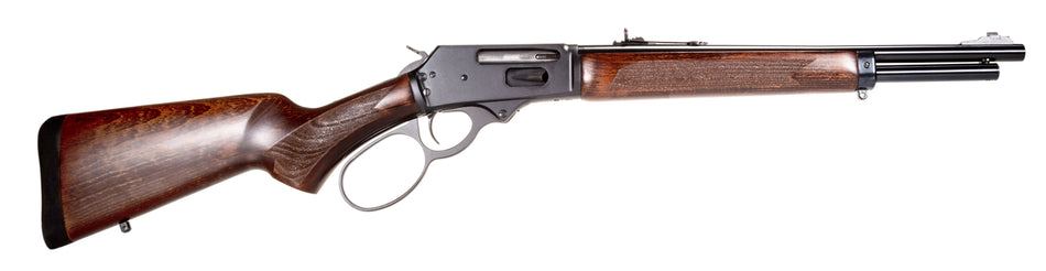 Rossi 953030161 R95 30-30 Win 5+1 16.50" Black Oxide Barrel/Rec, Fixed Hardwood Walnut Furniture, Adj. Buckhorn Sights
