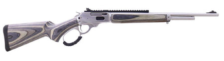 Rossi 950357189LW R95 357 Mag 8+1 18" Matte Stainless Threaded Barrel, Stainless Polished Stainless Steel Receiver, Fixed Laminate Stock