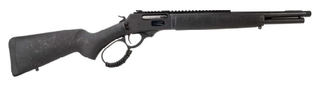 Rossi 950444161TB R95 Trapper 444 Marlin 5+1 16.50" Black Oxide Threaded Barrel, Black Oxide Picatinny Rail Alloy Steel Receiver, Fixed Black Polymer Stock