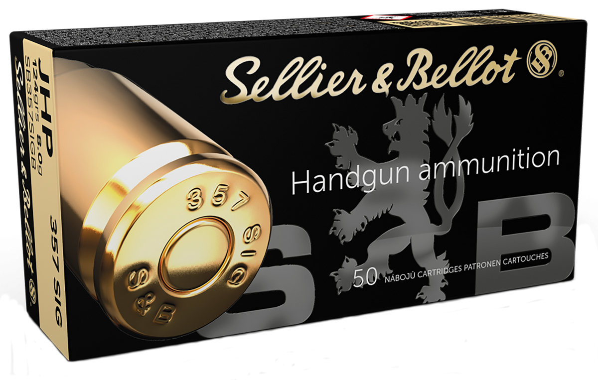 Sellier and Bellot .357 Sig Handgun 124gr JHP Ammo