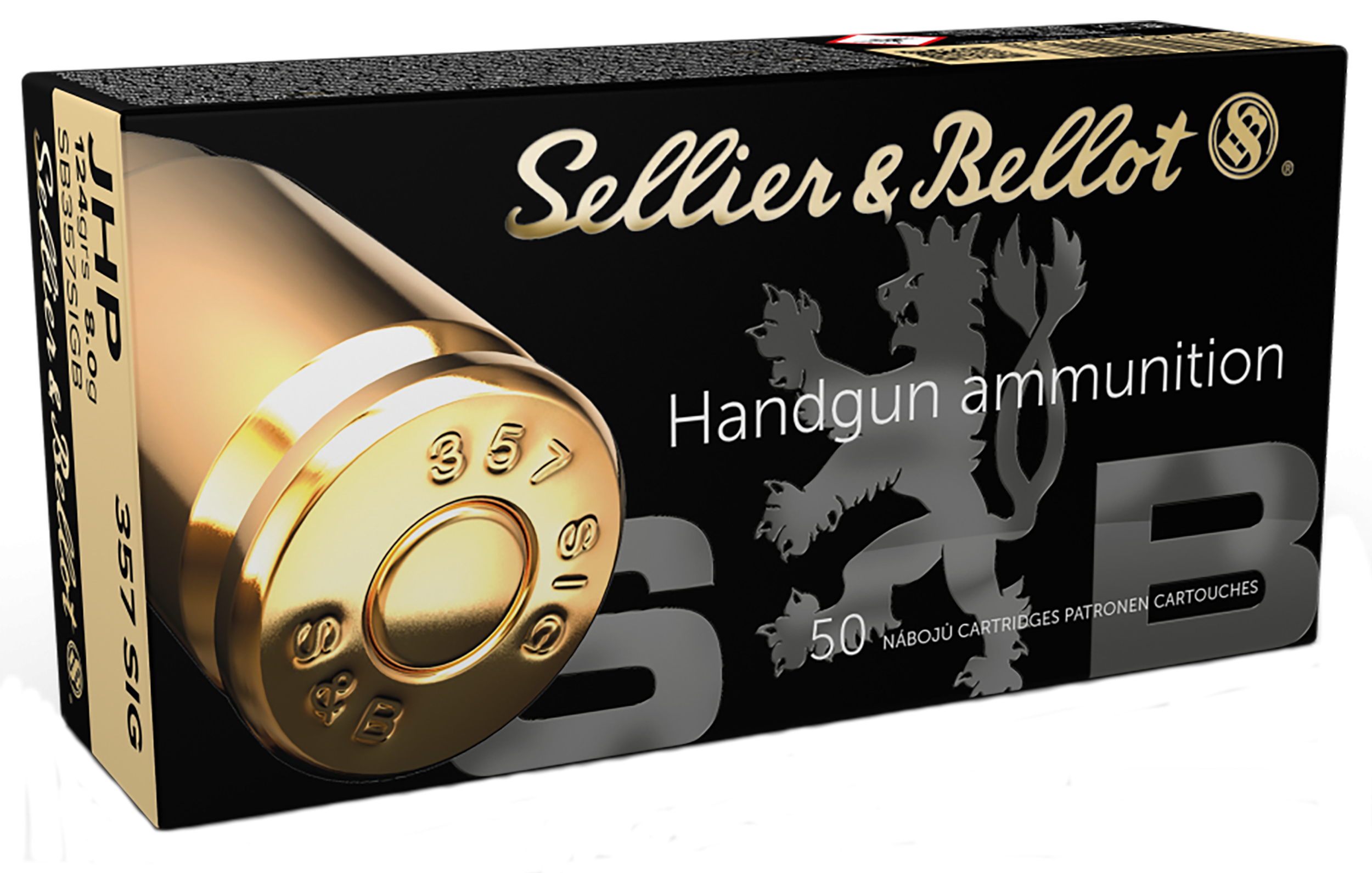 Sellier and Bellot .357 Sig Handgun 124gr JHP Ammo