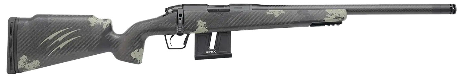 Fierce Firearms FRR22LR18BF Carbon Razor 22 LR 10+1 18" Black Cerakote C3 Carbon Fiber Threaded Barrel, Black Cerakote Drilled & Tapped Steel Receiver, LR Raised Negative Comb Forest Camo Carbon Fiber