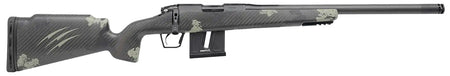 Fierce Firearms FRR22LR18BF Carbon Razor 22 LR 10+1 18" Black Cerakote C3 Carbon Fiber Threaded Barrel, Black Cerakote Drilled & Tapped Steel Receiver, LR Raised Negative Comb Forest Camo Carbon Fiber