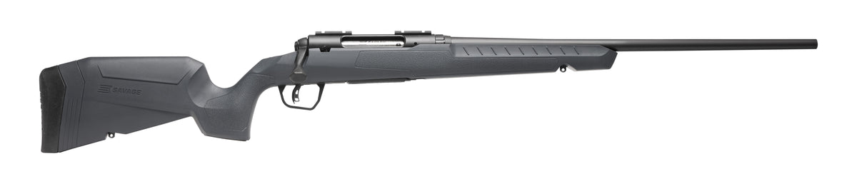 Savage Arms 32126 Axis 2 Compact 400 Legend 4+1 20" Matte Black Heavy Sporter Barrel, Matte Black Drilled & Tapped Carbon Steel Receiver, Fixed Gray Synthetic Stock, Left Hand