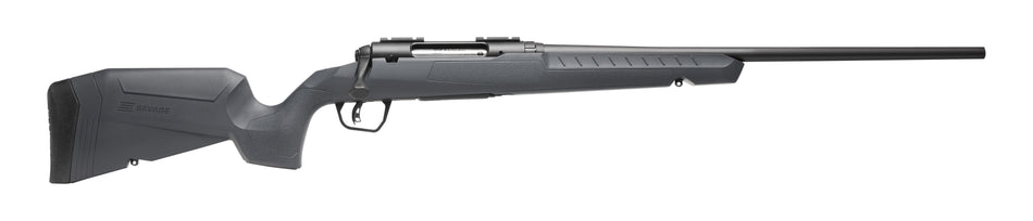 Savage Arms 32120 Axis 2 Compact 243 Win 4+1 20" Matte Black Heavy Sporter Barrel, Matte Black Drilled & Tapped Carbon Steel Receiver, Fixed Matte Gray Synthetic Stock, Right Hand