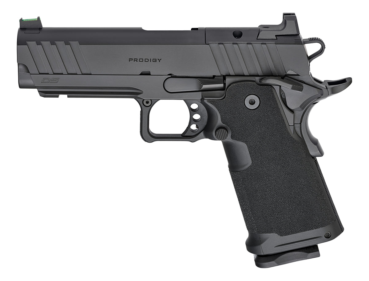 Springfield Armory PH9117AOSLC 1911 DS Prodigy 9mm 10+1 4.25" Black Cerakote Optic Ready/Serrated Carbon Steel Slide Black Cerakote Polymer Grip Ambidextrous