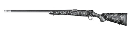 Christensen Arms 8010617600 Ridgeline FFT 7mm Rem Mag 3+1 22" Carbon Fiber/Threaded Barrel, Stainless Steel, Black with Gray Accents Stock, Left Hand