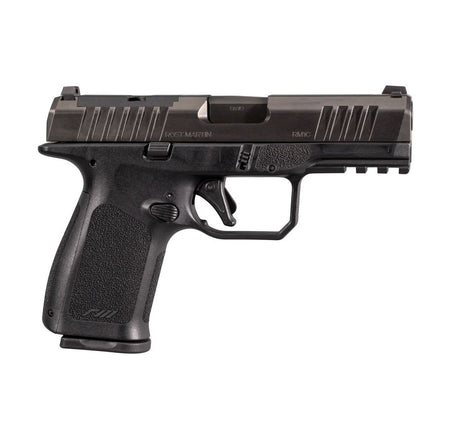Rost Martin RM1CBLKOSP15 RM1C 9mm Luger 15+1 4" Black Match Grade Barrel, Black Tenifer Optic Ready/Serrated Steel Slide, Black Polymer Frame w/Picatinny Rail, Textured Grip, Ambidextrous