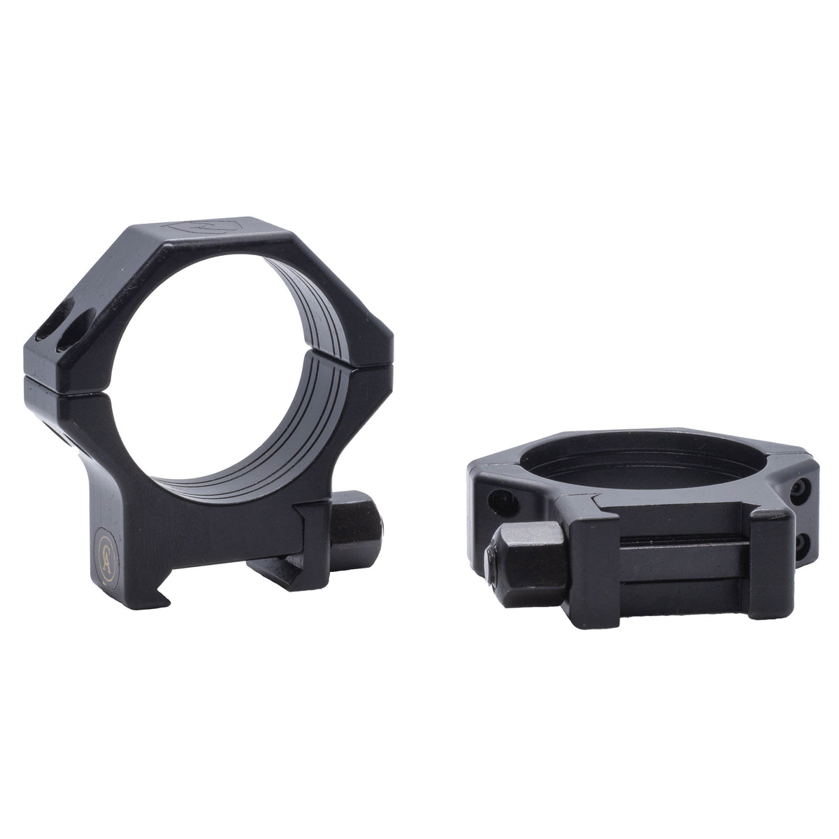 Riton Optics Contessa, 34mm Picatinny Rings, Hardened Steel, 8mm Height, Black XRC348S23