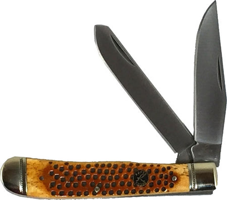ABKT ROPER PIT VIPER TRAPPER CARBON 3.25" BLD JIGGED BONE