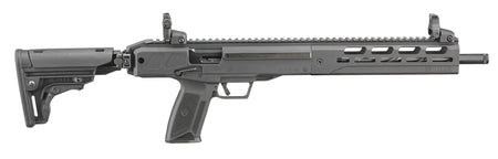 Ruger 19300 LC Carbine 5.7x28mm 16.25" Threaded Barrel 20+1, Black, Folding Stock, OEM Flip-Up Sights