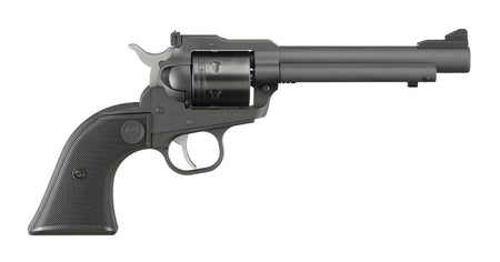 Ruger 2032 Super Wrangler 22 LR/22 WMR 6 Shot 5.50" Black Cerakote Steel Barrel & Frame, Black Cylinder, Black Checkered Polymer Grip, Transfer Bar Safety, Exposed Hammer
