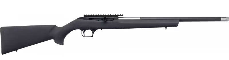 Magnum Research SBA17HMH Magnum Lite 17 HMR 19" Black Steel Threaded Barrel, Black Fixed Hogue OverMolded Stock