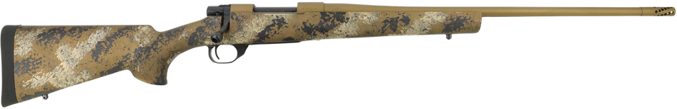 Howa HFN65CRSE 1500 Fence Line 6.5 Creedmoor 4+1 22" Flat Dark Earth Cerakote Threaded Barrel, Flat Dark Earth Cerakote Aluminum Drilled & Tapped Receiver, Scorched Earth Camo Fixed Synthetic Stock, R