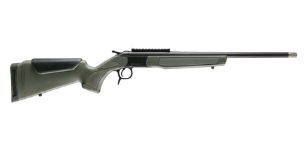 CVA CR4918 Scout Spur Compact 410 Gauge 1rd 20" Blued Single Shot Barrel, Blued Receiver w/Picatinny Rail, OD Green & Black Synthetic Stock
