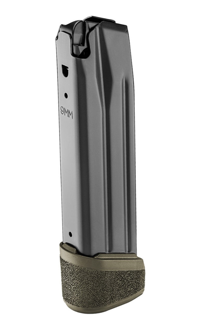 Springfield Magazine, 9MM, 20 Rounds, Fits Springfield Echelon, Stainless Steel Construction, Olive Drab Green EC6020G