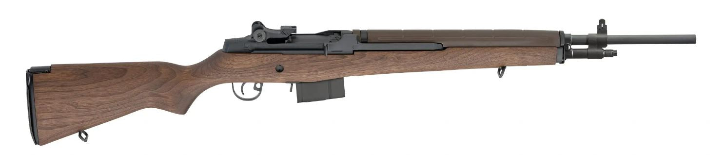 Springfield Armory MA9222NT M1A Loaded *NY Compliant 7.62x51mm NATO 10+1 22" Black Parkerized Medium National Match Barrel, Black Parkerized Steel Receiver, Walnut Fixed Stock