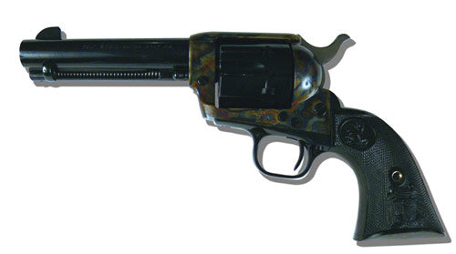 Colt Mfg P1850 Single Action Army Peacemaker 45 Colt (LC) 6 Shot 5.50" Blued Barrel & Cylinder, Color Case Hardened Frame, Black Polymer Grip