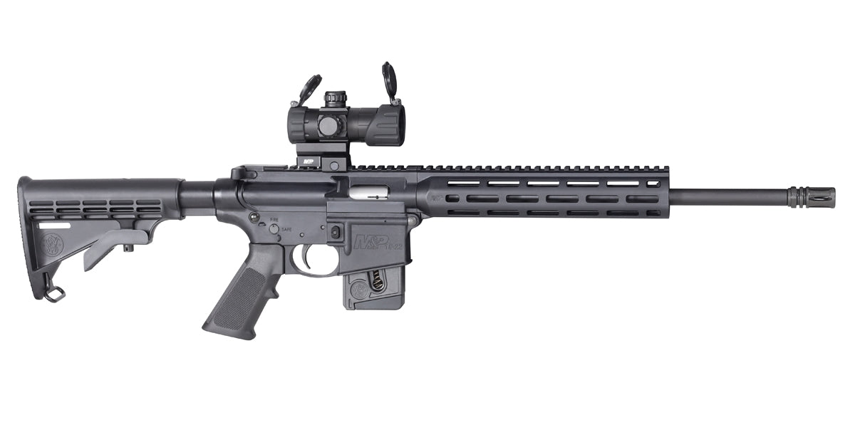 Smith & Wesson 12723 M&P15 Sport OR 22 LR 10+1 16.50" Black Threaded Barrel, Matte Black Aluminum Receiver w/Picatinny Rail, M-LOK Handguard, Black 6 Position CAR Synthetic Stock, Black Polymer Grip,