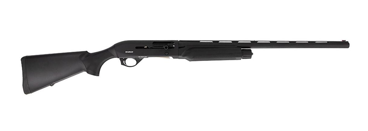 Spandau Arms 21000171 S2 Field Full Size 12 Gauge Semi-Auto 3" 3- 2.75" Shells 28" Black Vent Rib Barrel, Black Drilled & Tapped Receiver, Fixed Black Polymer Stock, Benelli Choke Tube System