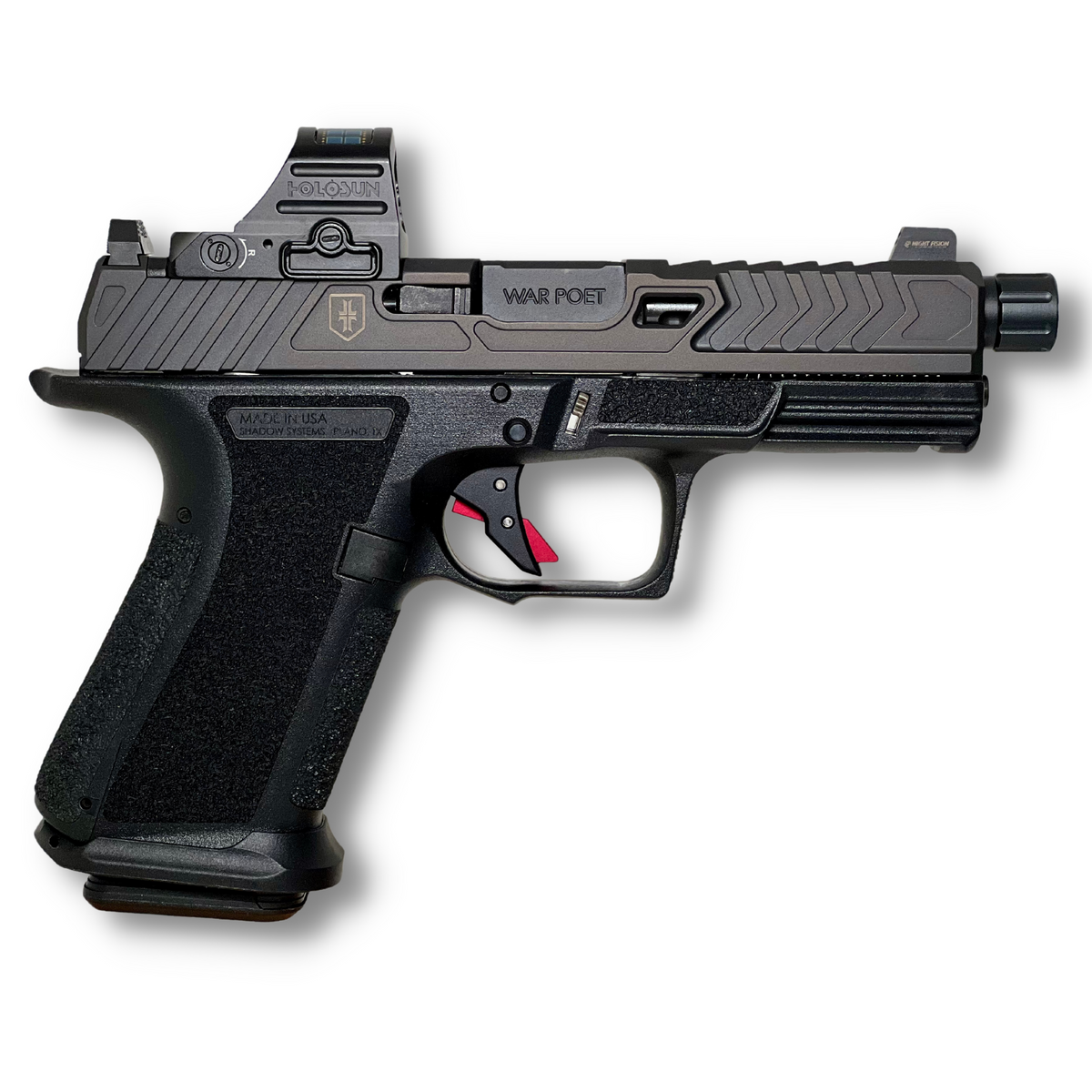 SHADOW SS-1074 MR920 9MM WP FLTD HOL BLK