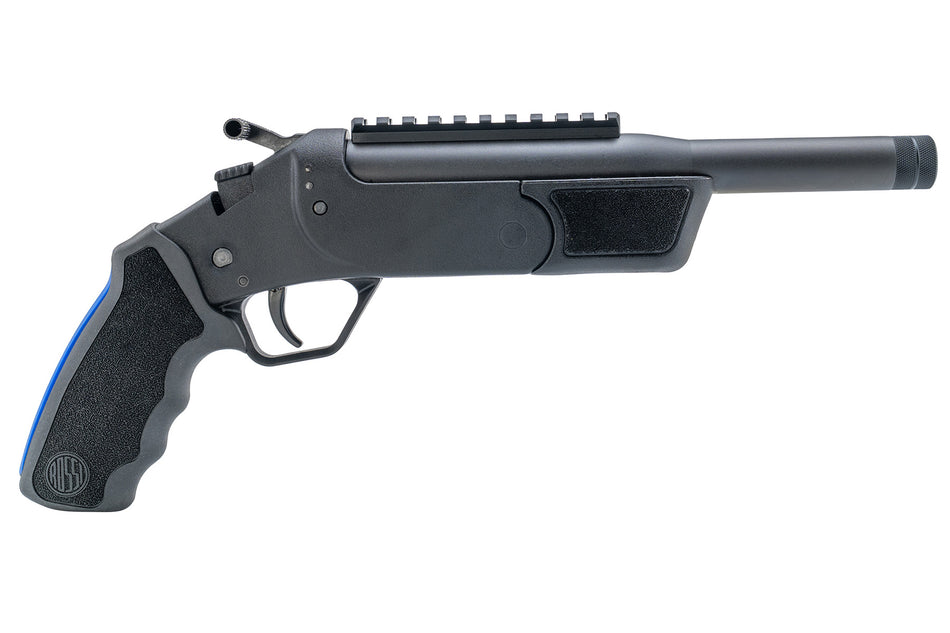 Rossi SSPB9300-BK Brawler 300 Blackout 1rd 9" Matte Black Single Shot Barrel, Picatinny Rail Receiver, Black Polymer Frame, Black Textured Rubber Grip