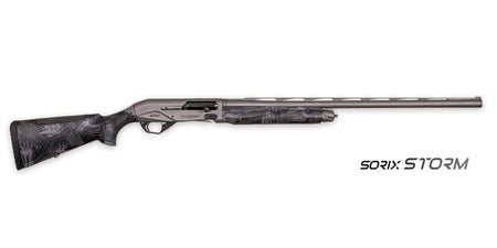 Weatherby XST1228SMG Sorix Full Size 12 Gauge Semi-Auto 3.50" 2+1 28" Gray Cerakote Vent Rib Barrel & Drilled & Tapped Steel Receiver, Storm Camo Synthetic Stock w/Adj Shim, Ambidextrous