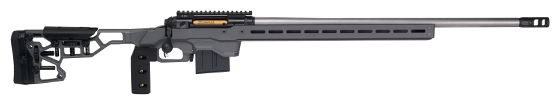Savage Arms 57558 110 Elite Precision 6mm Creedmoor 10+1 26" Matte Stainless, Matte Black Rec, Gray Cerakote Adjustable MDT ACC Aluminum Chassis Stock (MB Not Included)