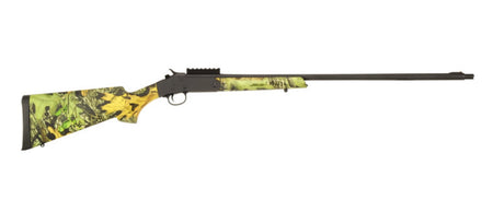 Stevens 19253 301 Turkey 410 Gauge Break Open 3" 1rd 26" Matte Black Steel Barrel, Matte Black Carbon Steel Receiver w/Rail Mount, Sporter Mossy Oak Obsession Synthetic Stock, Ambidextrous